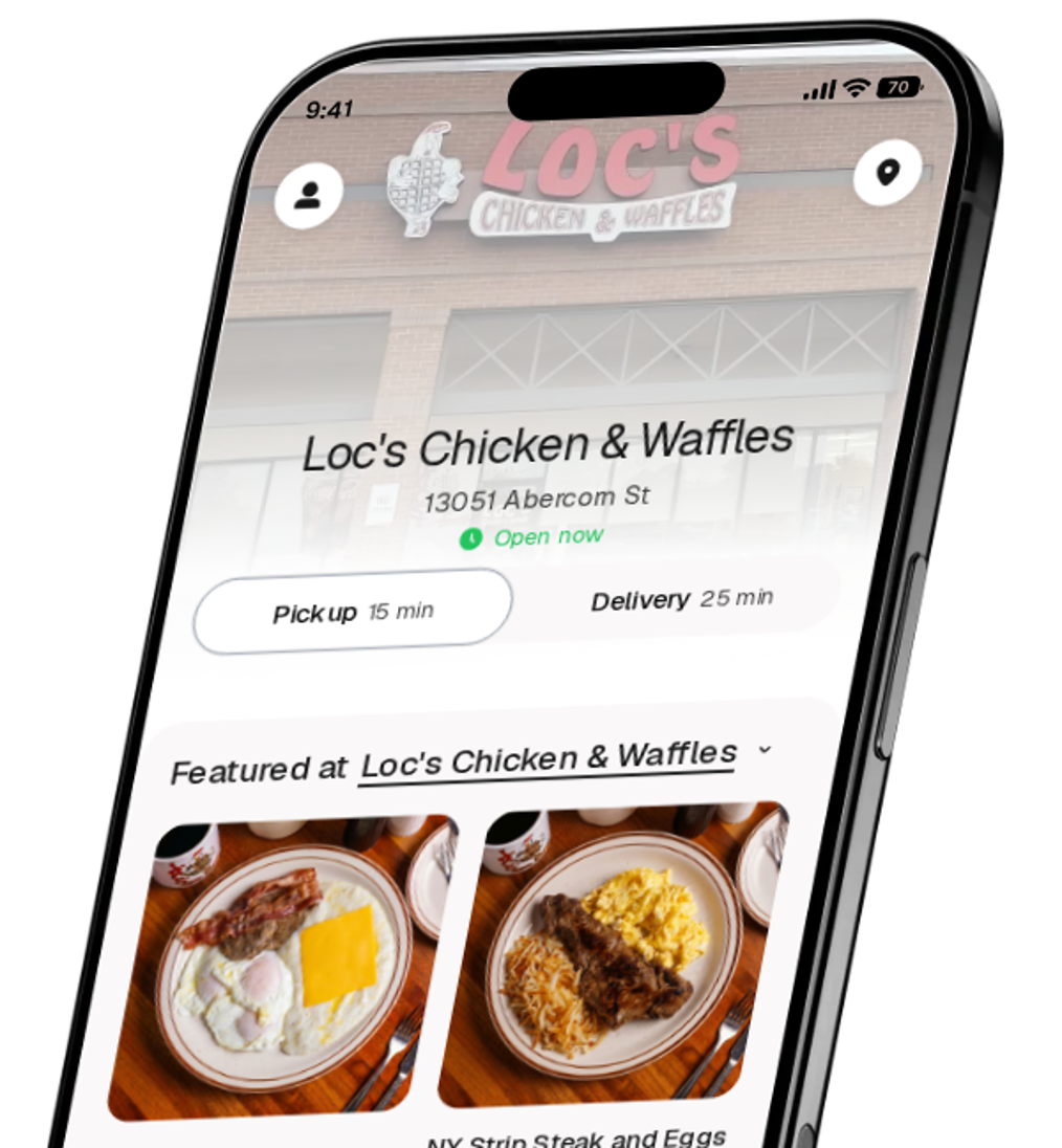 Loc's Chicken & Waffles app preview