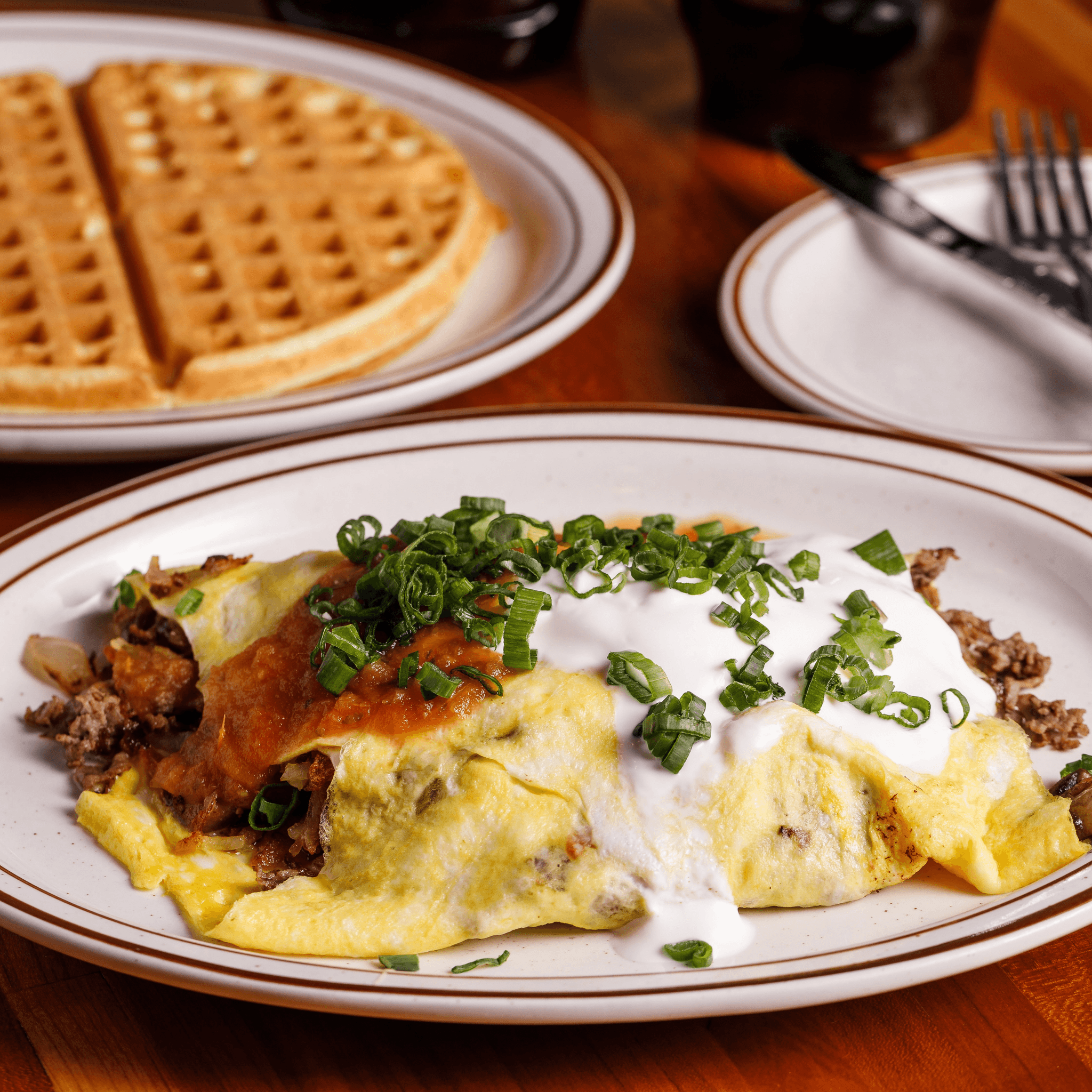 Tex Mex Omelette.
