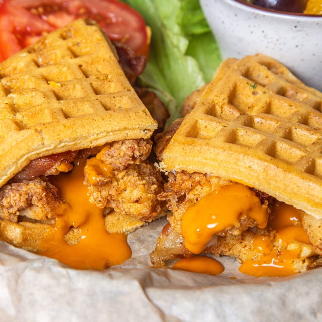 Waffle Sandwich.