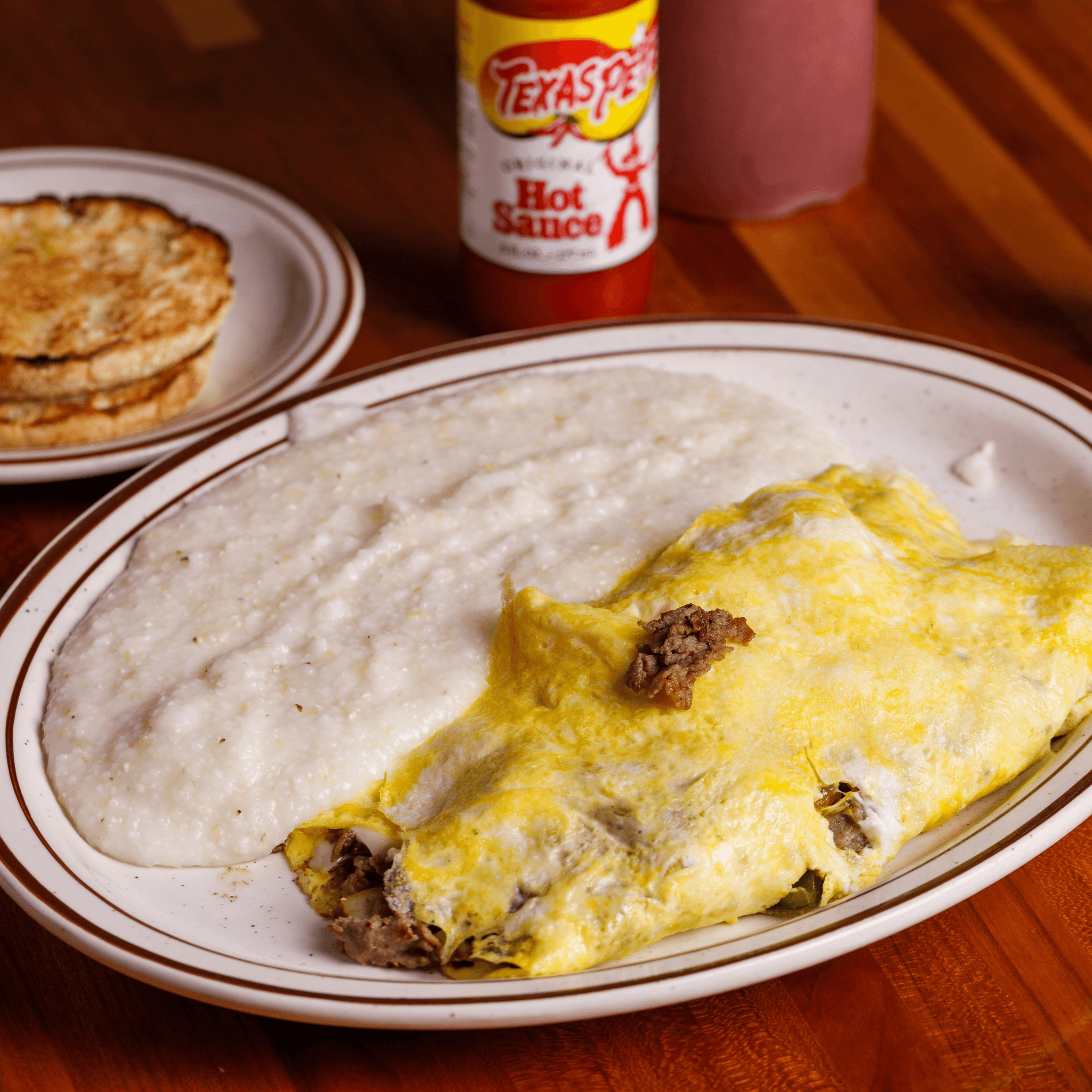 Philly Cheese Steak Omelette.