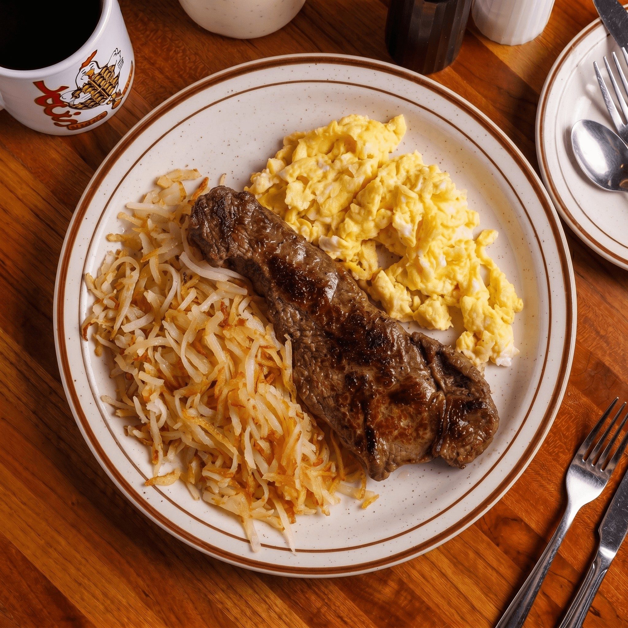 NY Strip Steak.