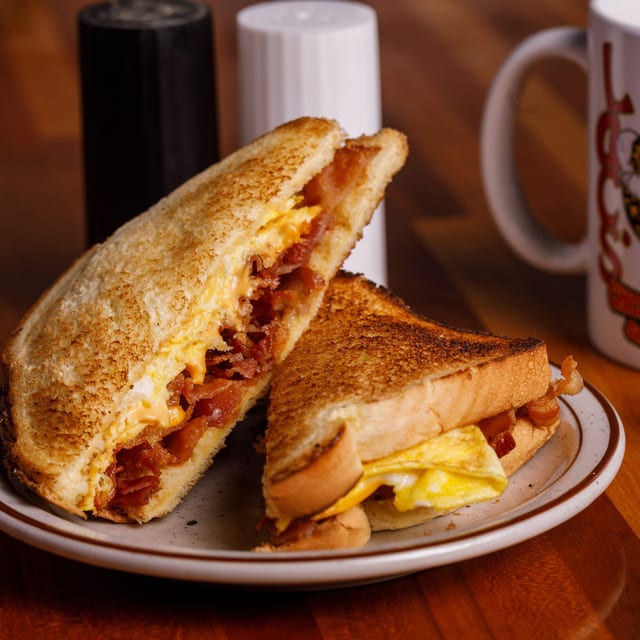 Bacon, Egg & Cheese Sandwich.