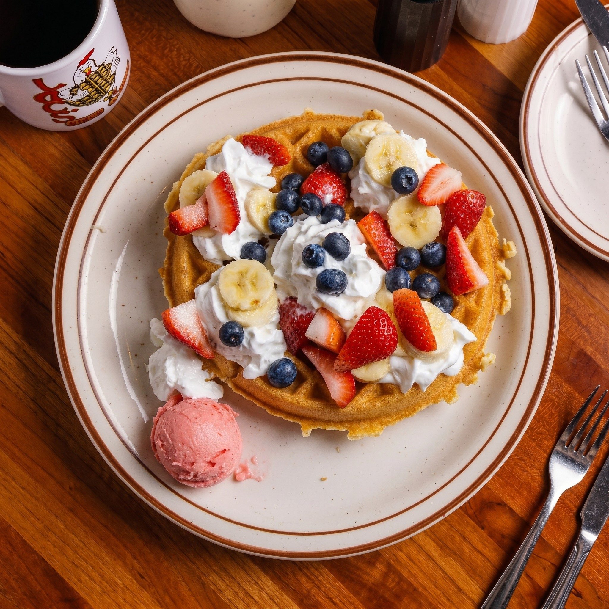 Fruity Waffle.