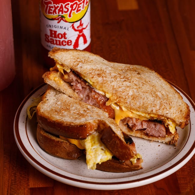 Loc's Breakfast Sandwich.