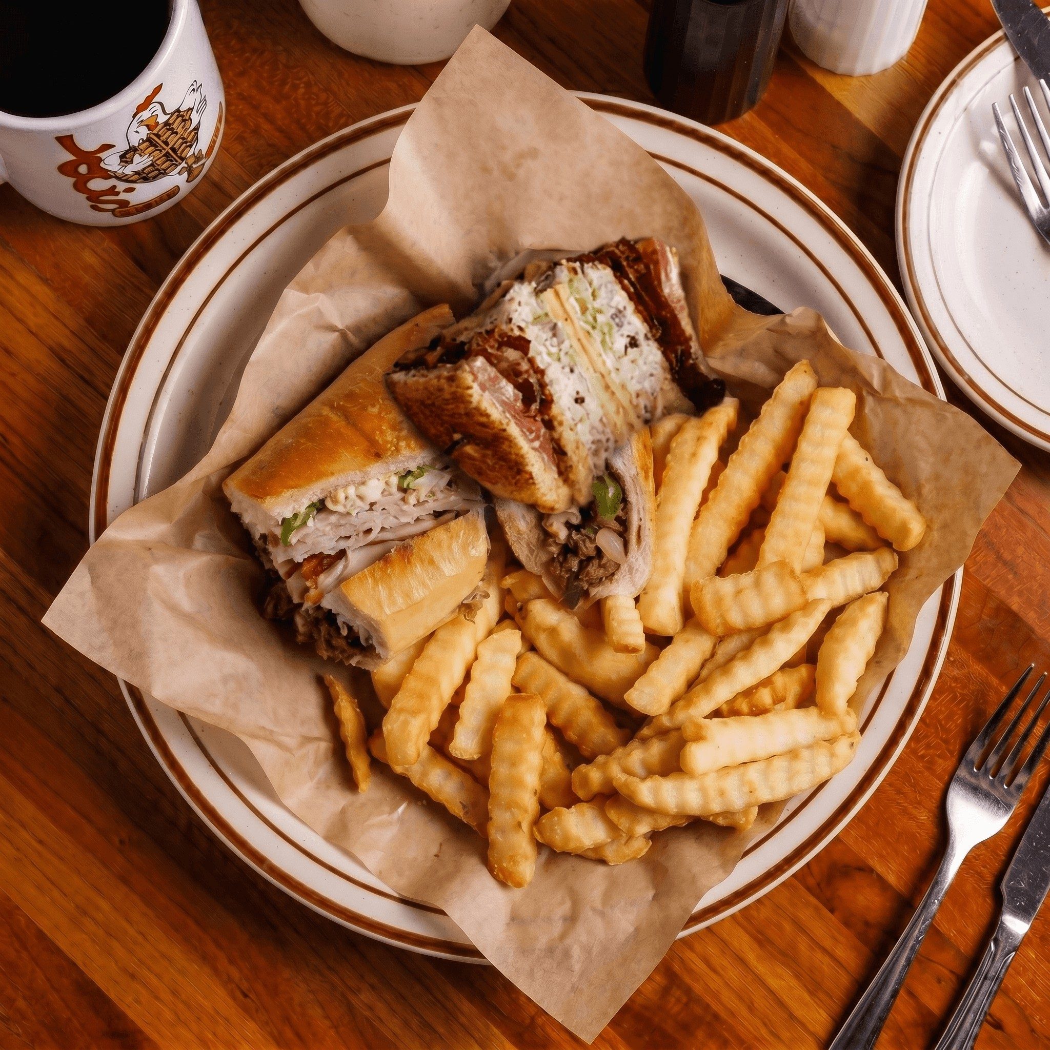 Tuna Club Sandwich.