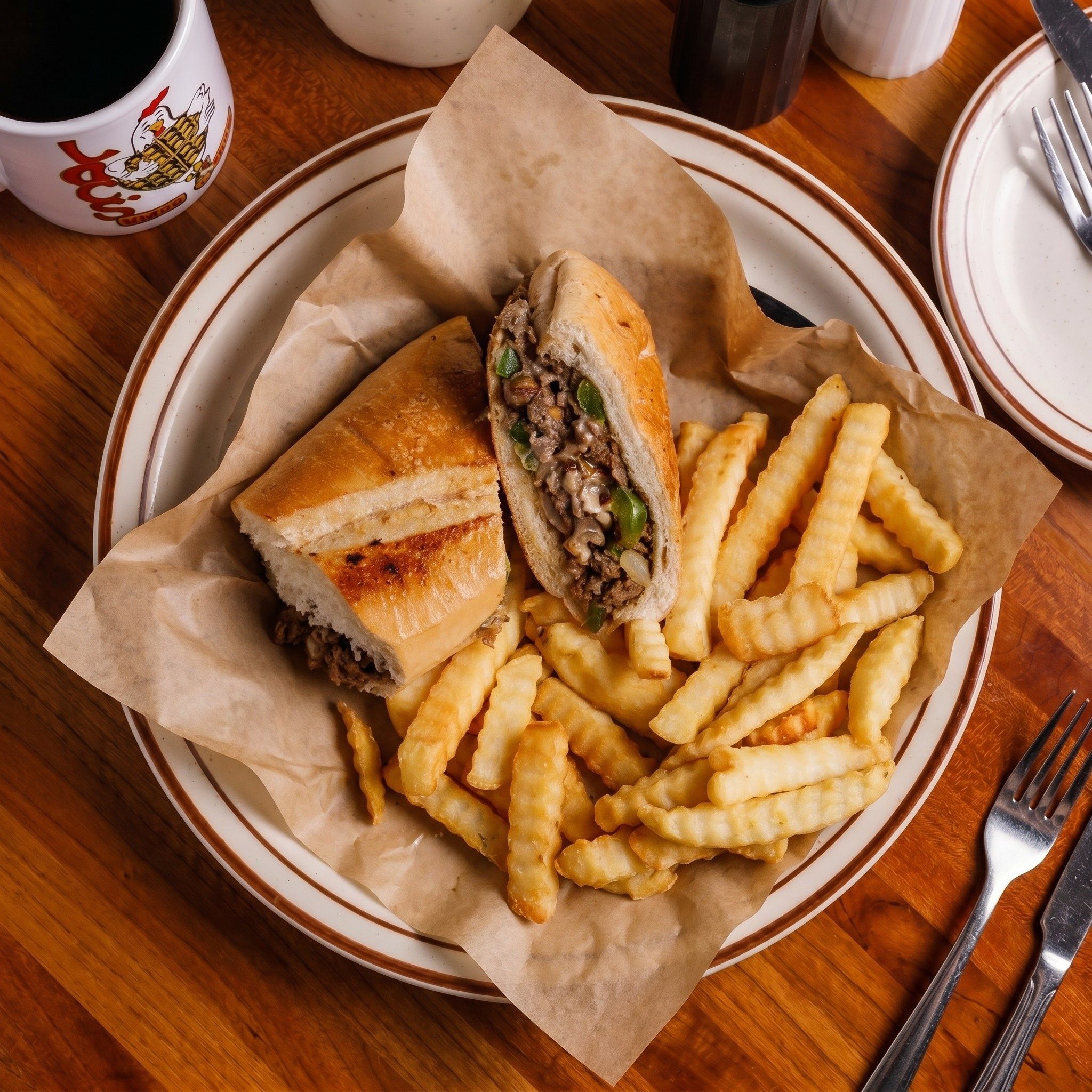 Philly Cheesesteak Sandwich.
