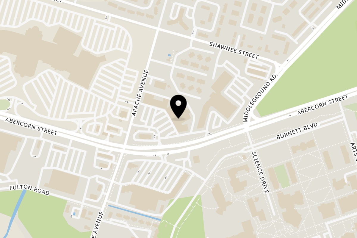 Map showing the location of Loc's Chicken & Waffles Savannah on 13051 Abercorn St in Savannah
